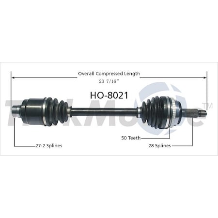 Surtrack Axle Cv Axle Shaft, Ho-8021 HO-8021